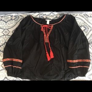 H&M Blouse Size 8 🖤❤️